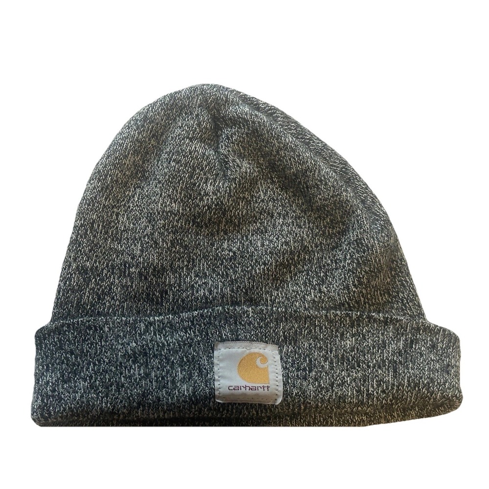Carhartt Gray Warm Winter - Beanie - Hat Outdoors - Made In The USA - Warmth